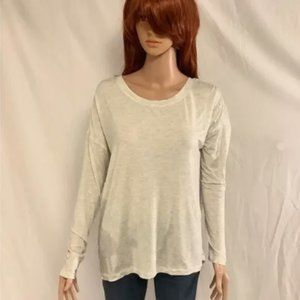 Victoria’s Secret (5 for $25) light gray long sleeve top small